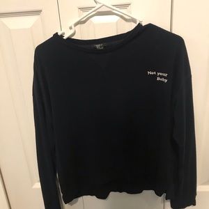 “Not Your Baby” Crop Top